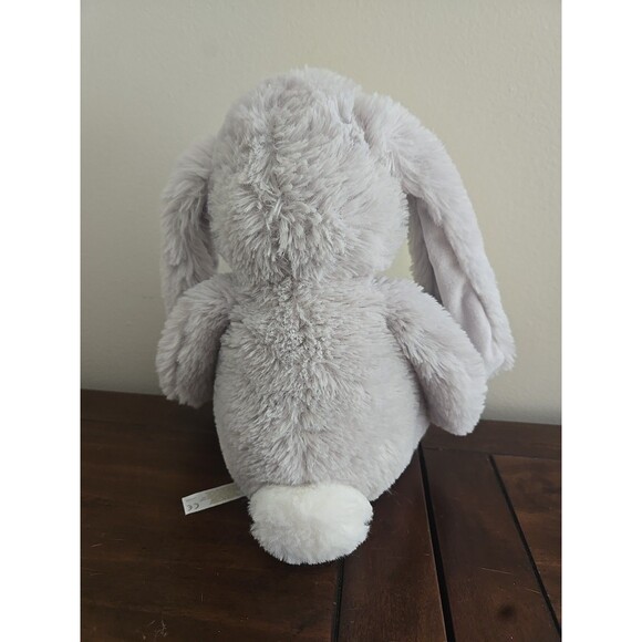 Bunnies By The Bay Nibble Bunny Gray Plush 9" Stuffed Animal Soft Toy Lovey - Picture 3 of 5